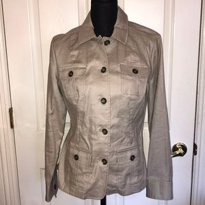 New York & Company Beige Jacket